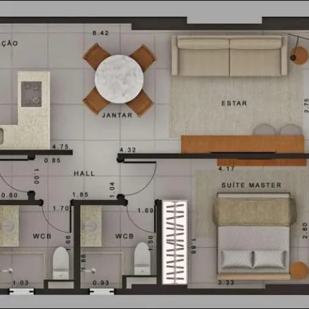 Buy this 3 bed apartment on Hashi Sushi Bar e Temakeria in Avenida Doutor Antônio Gomes de Barros, Jatiúca