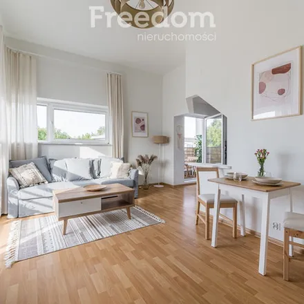 Rent this 1 bed apartment on Włodarzewska 55C in 02-384 Warsaw, Poland