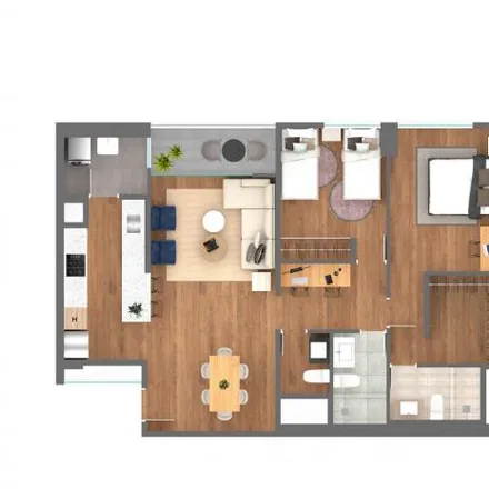 Buy this 2 bed apartment on Dirección de Sanidad Policial in Arequipa Avenue 4898, Miraflores
