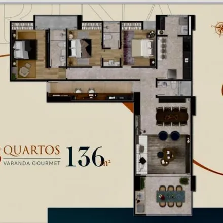 Buy this 3 bed apartment on Matriz Santa Cruz in Praça Artur Bernardes, Vale dos Bandeirantes