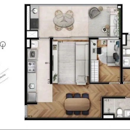 Buy this 3 bed apartment on Posto Genérico in Avenida Otaviano Alves de Lima 3600, Nossa Senhora do Ó