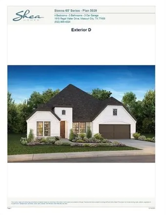 Buy this 4 bed house on Pink Blossom Court in Fort Bend County, TX