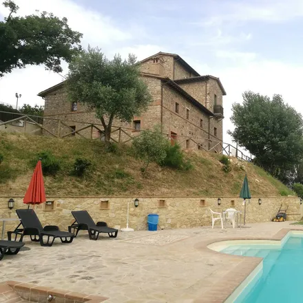 Rent this 1 bed house on Via delle Fontanelle in 06057 Monte Castello di Vibio PG, Italy