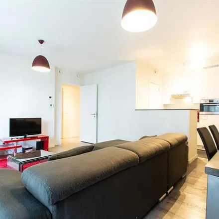 Rent this 1 bed apartment on Square Servaes Hoedemaekers - Servaas Hoedemaekerssquare in 1140 Evere, Belgium