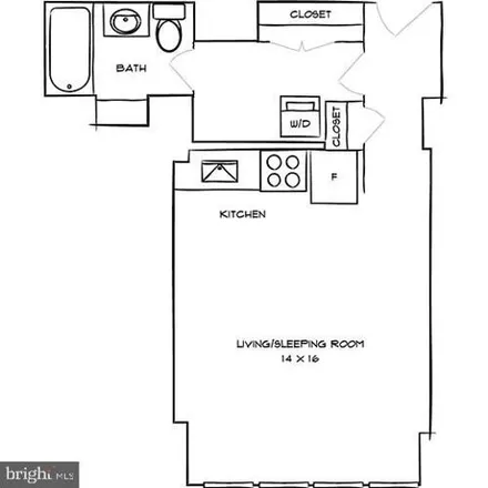 Rent this studio apartment on 1815 John F Kennedy Blvd Unit 0B812 in Philadelphia, Pennsylvania