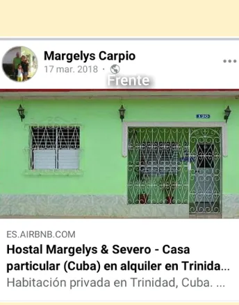 Image 5 - Casa Amparo (Las Jimaguas), Calle del Almirante Colón, Trinidad, 64200, Cuba - House for rent