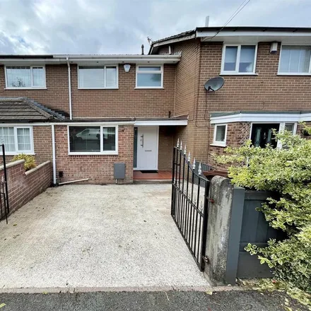 Rent this 3 bed house on Porthleven Drive in Wythenshawe, M23 9GX