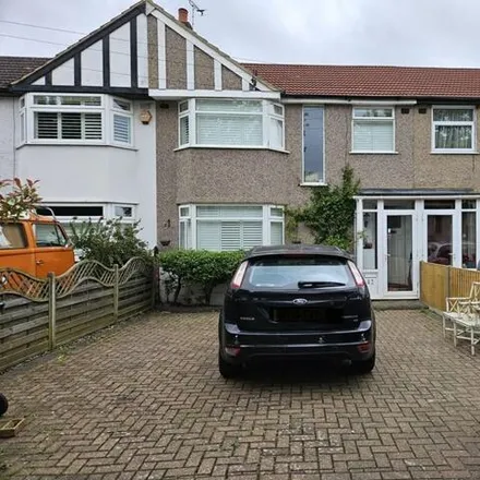 Rent this 3 bed townhouse on Hall Farm Drive in London, TW2 7PG