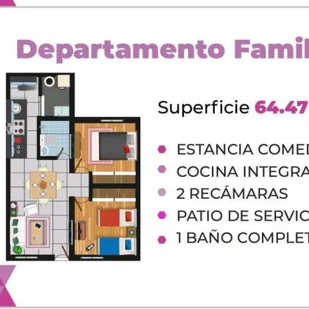 Buy this 2 bed apartment on unnamed road in 72680 San Francisco Ocotlán (Ocotlán), PUE