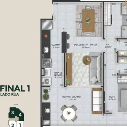Buy this 2 bed apartment on Residencial Pablo Picasso in Rua Doutor Samuel Augusto Leão de Moura 202, Vilamar