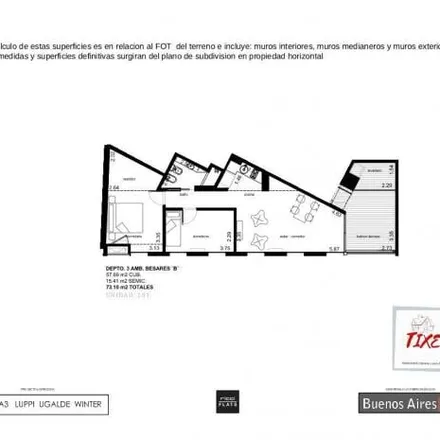 Buy this 2 bed apartment on Distribuidora Belgrano in Avenida Doctor Ricardo Balbín, Saavedra