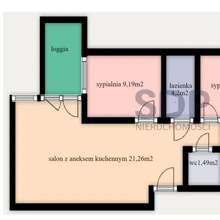 Buy this 4 bed apartment on Odolanowska in 51-219 Wrocław, Poland