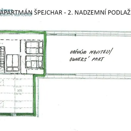 Rent this 2 bed apartment on Mírové náměstí 16/8 in 412 01 Litoměřice, Czechia