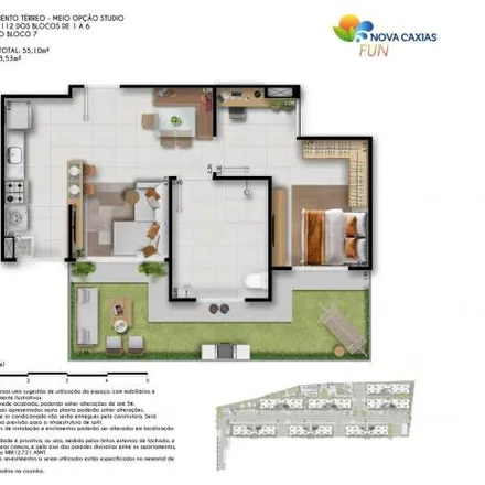 Buy this 2 bed apartment on Rua Salutaris in Doutor Laureano, Duque de Caxias - RJ