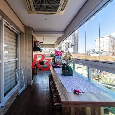 Rent this 3 bed apartment on Avenida Siqueira Campos in Embaré, Santos - SP