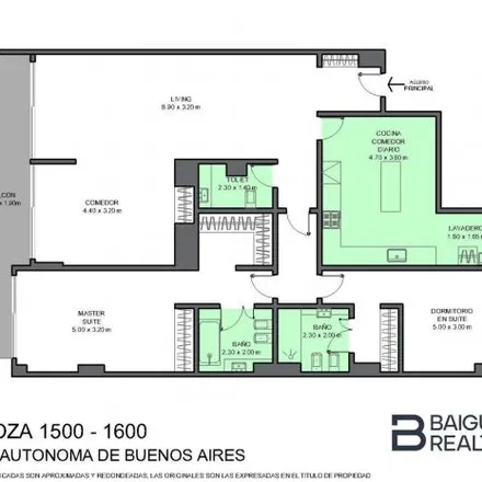 Buy this 2 bed apartment on Mendoza Parking in Mendoza, Belgrano