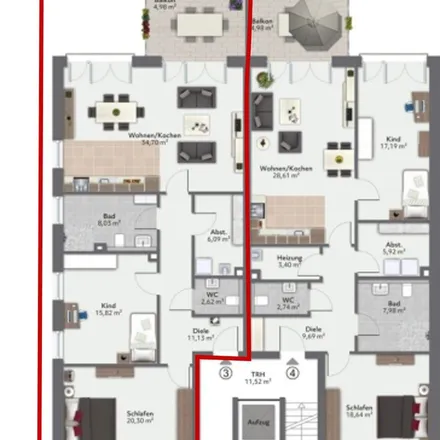 Image 3 - Adelheider Straße 79A, 27755 Delmenhorst, Germany - Apartment for rent