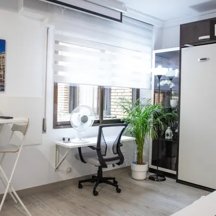 Rent this studio apartment on Madrid in La Casa de las Carcasas, Gran Vía