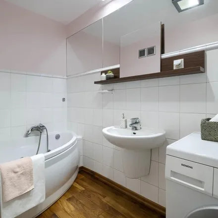 Rent this 3 bed apartment on Ludwika Idzikowskiego 4 in 00-710 Warsaw, Poland