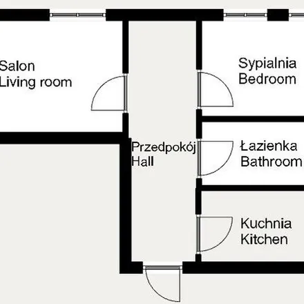 Rent this 2 bed apartment on Żywiecka 56 in 30-427 Krakow, Poland