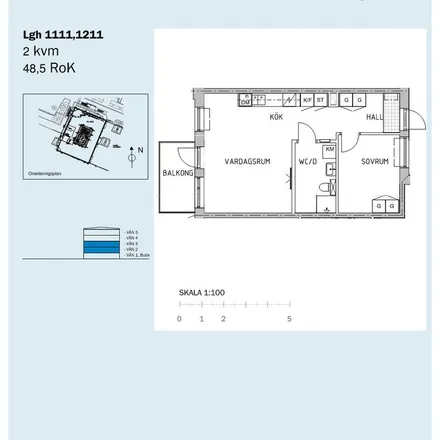 Rent this 2 bed apartment on Lertegelvägen 120 in 238 41 Oxie, Sweden