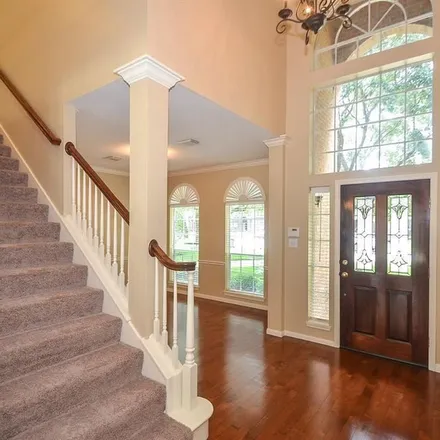 Rent this 5 bed apartment on 23160 Prairie Pebble Court in Cinco Ranch, Fort Bend County