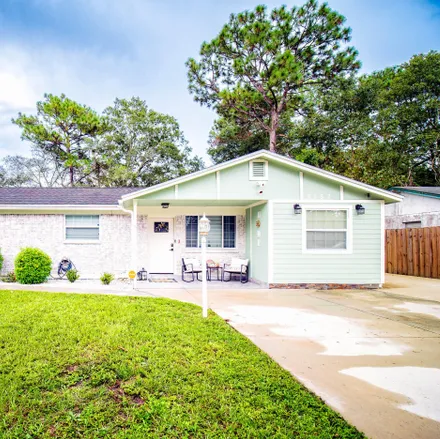 Buy this 3 bed house on 6157 Deepwood Drive West in Oak Hill Park, Jacksonville