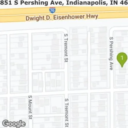 Image 3 - 851 South Pershing Avenue, Belmont, Indianapolis, IN 46221, USA - House for sale