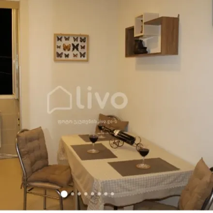 Rent this 1 bed apartment on Mikheil Tamarashvili Avenue 10 in 0177 Tbilisi, Georgia