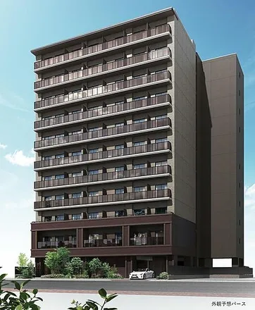 Rent this 1 bed apartment on 7-Eleven in Shin-ohashi-dori, Kikukawa 3-chome
