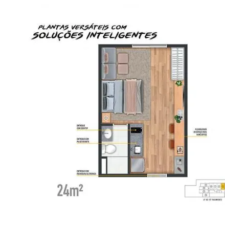 Buy this 1 bed apartment on Rua Jaguaribe 341 in Higienópolis, São Paulo - SP