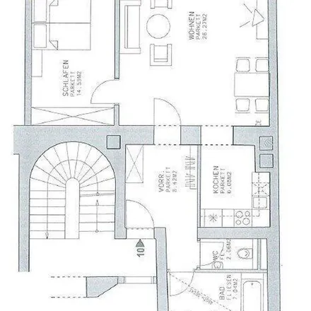 Rent this 2 bed apartment on Grünraum 3 in Rochusgasse 1, 1030 Vienna