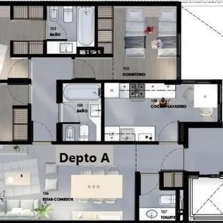 Buy this 3 bed apartment on Roseti 2143 in Villa Ortúzar, 1174 Buenos Aires