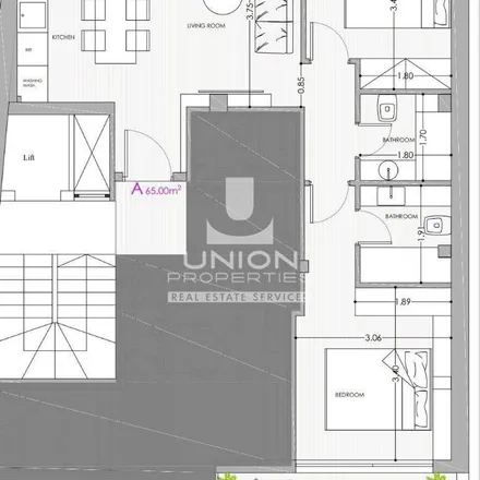 Rent this 2 bed apartment on Ηρώων Πολυτεχνείου 34 in Piraeus, Greece