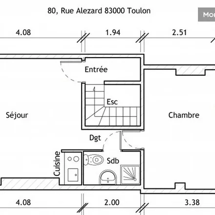 Image 9 - 80 Rue Alezard, 83000 Toulon, France - Apartment for rent