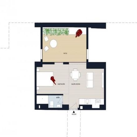 Rent this 2 bed apartment on Tapeo de Cervantes in Calle de Cárcer, 8