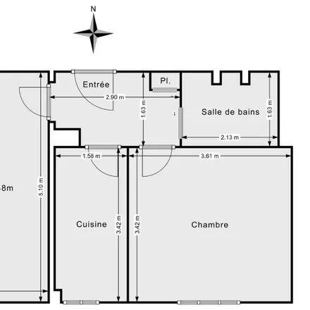 Rent this 2 bed apartment on 81 Rue de Picpus in 75012 Paris, France