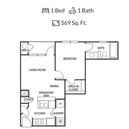 Rent this 1 bed apartment on 914 Collier Road Northwest in Atlanta, GA 30318