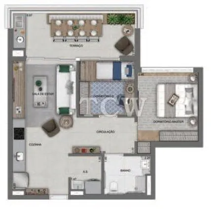Buy this 2 bed apartment on Marriot Executive Apartments São Paulo in Rua Professor Filadelfo Azevedo 717, Moema