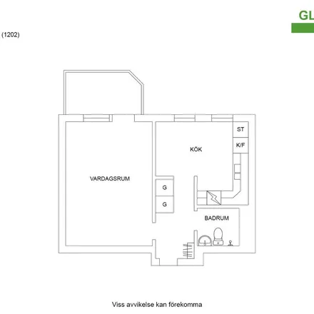 Rent this 1 bed apartment on Munkgatan in 732 45 Arboga, Sweden