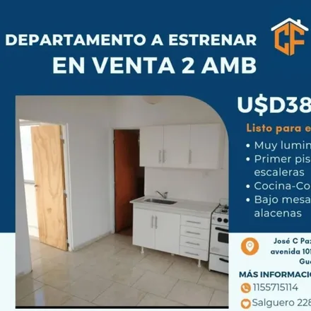 Buy this 1 bed condo on Avenida 101 - Doctor Ricardo Balbín 2709 in Villa Yapeyú, 1650 San Andrés