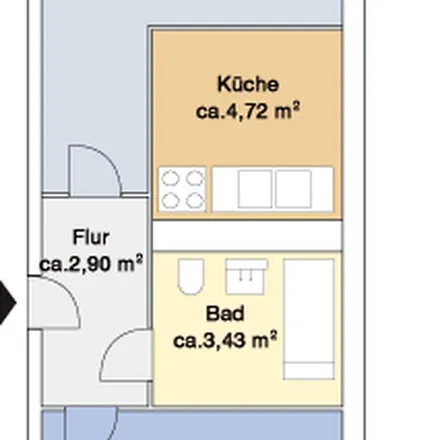 Rent this 2 bed apartment on Wenzel-Verner-Straße 67 in 09120 Chemnitz, Germany