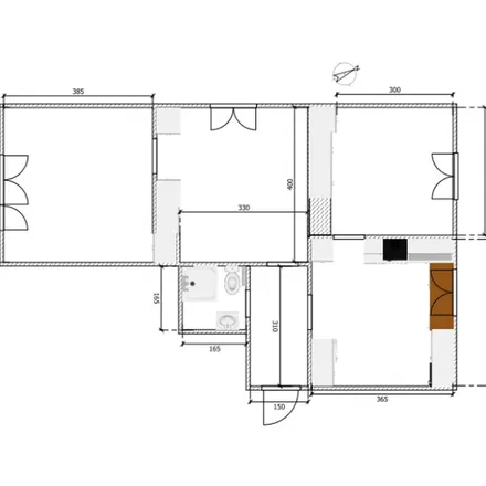 Rent this 3 bed apartment on Lloyd´s konst & ram in Plangatan, 903 36 Umeå