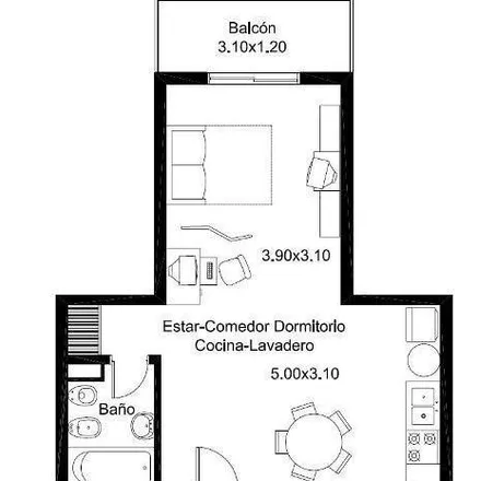 Buy this studio apartment on Virrey Del Pino 2763 in Belgrano, C1426 ABC Buenos Aires