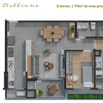 Buy this 2 bed apartment on Rua Rosa Kaint Nadolny 60 in Campo Comprido, Curitiba - PR