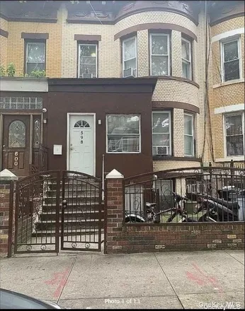 Buy this 8 bed townhouse on 596 Van Siclen Avenue in New York, NY 11207