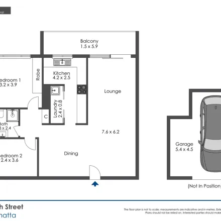 Rent this 2 bed apartment on 1 Church Street in Parramatta NSW 2150, Australia