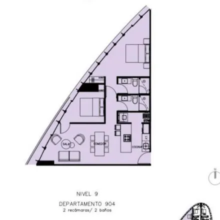 Buy this 2 bed apartment on Calle Garibaldi in Rojas Ladrón de Guevara, 44680 Guadalajara