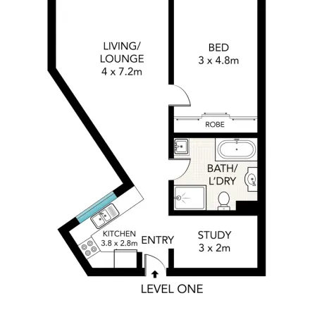 Image 4 - 804 Bourke Street, Waterloo NSW 2017, Australia - Apartment for rent