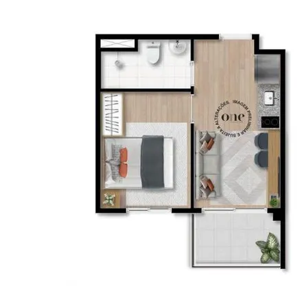 Buy this 1 bed apartment on Avenida dos Carinás 455 in Indianópolis, São Paulo - SP